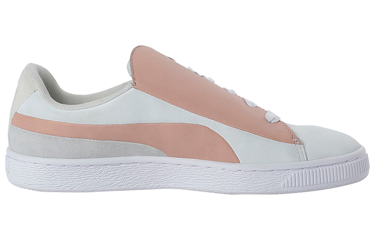 Женские кеды PUMA Basket Crush Paris (персиково-розово-белые) — 桃粉/白 — фото 2