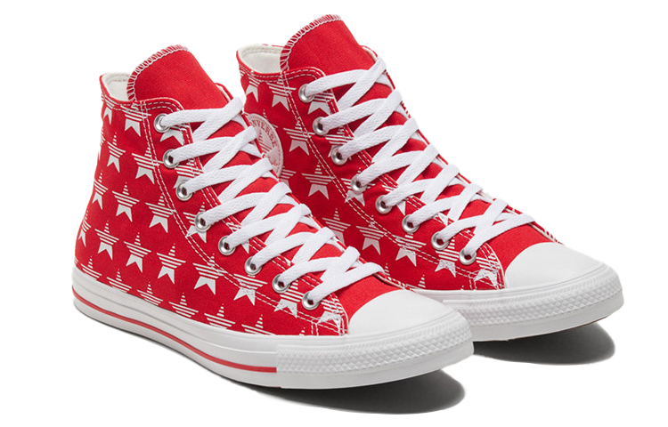 Кеды Converse Chuck Taylor All Star (бело-красные) — фото 3