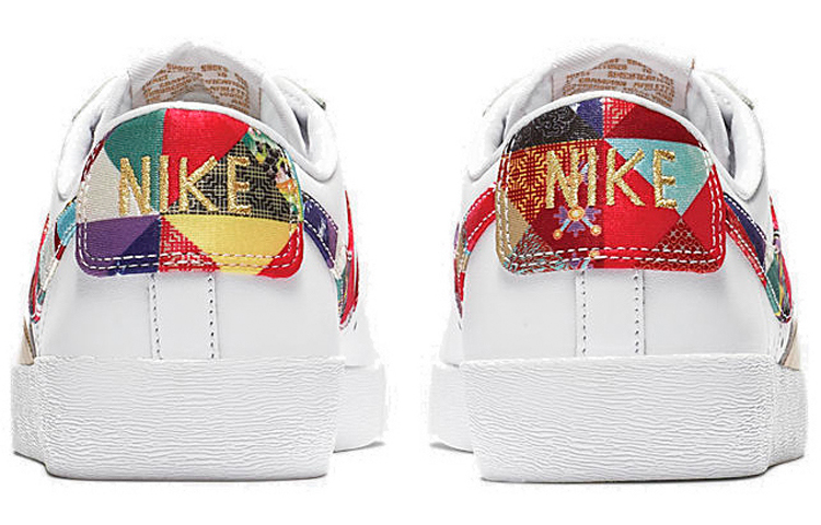 Женские кроссовки Nike Blazer Chinese New Year CNY (бело-красно-желтые) — Белый / красный / жёлтый — фото 4