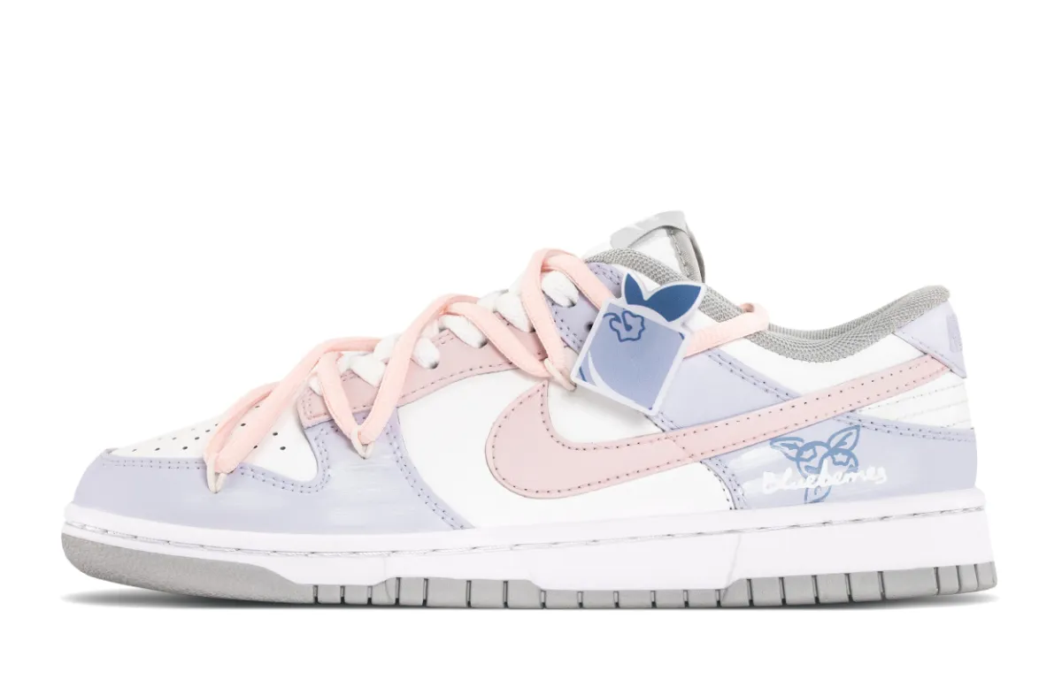 Nike Dunk NikeDKL Cushioning Height Increasing Cushioning Height Increasing Low top Skateboard Shoes Women's Purple