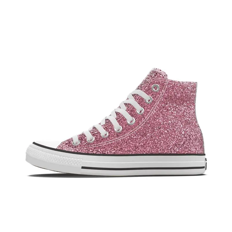 Converse All Star Lift Abrasion Resistant Abrasion Resistant High top Skateboard Shoes Unisex Light Carmine