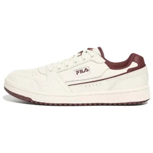 FILA Targa Club Low top Skateboard Shoes Unisex White Red