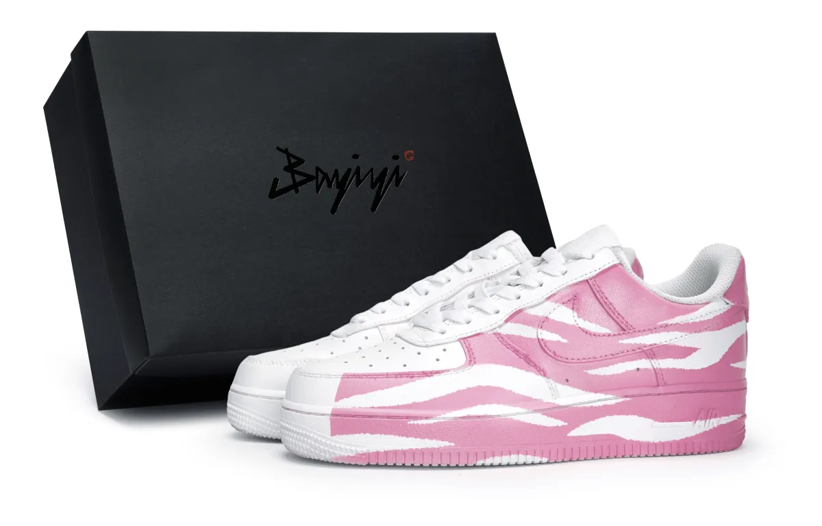 Nike Air Force 1 Yunyong Stealing Hearts Pink, Special Shoe Box Slip Resistant Abrasion Resistant Low top