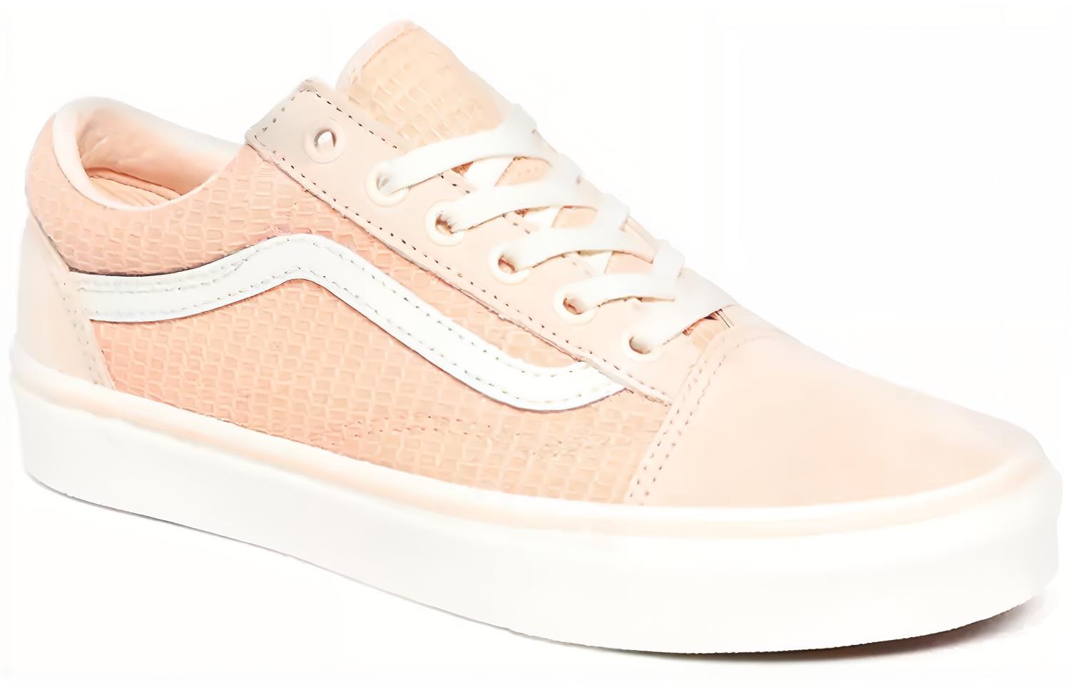 Женские кеды Vans Old Skool (светло-розовый) — фото 3