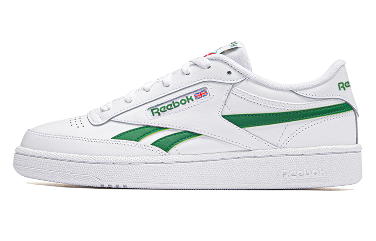 Кроссовки Reebok Club C REVENGE (бело-зеленые)