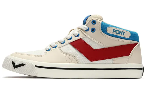 Pony Atop Casual Cushioning, Wear Resistant Low top Skateboard Shoes Women's Ecru