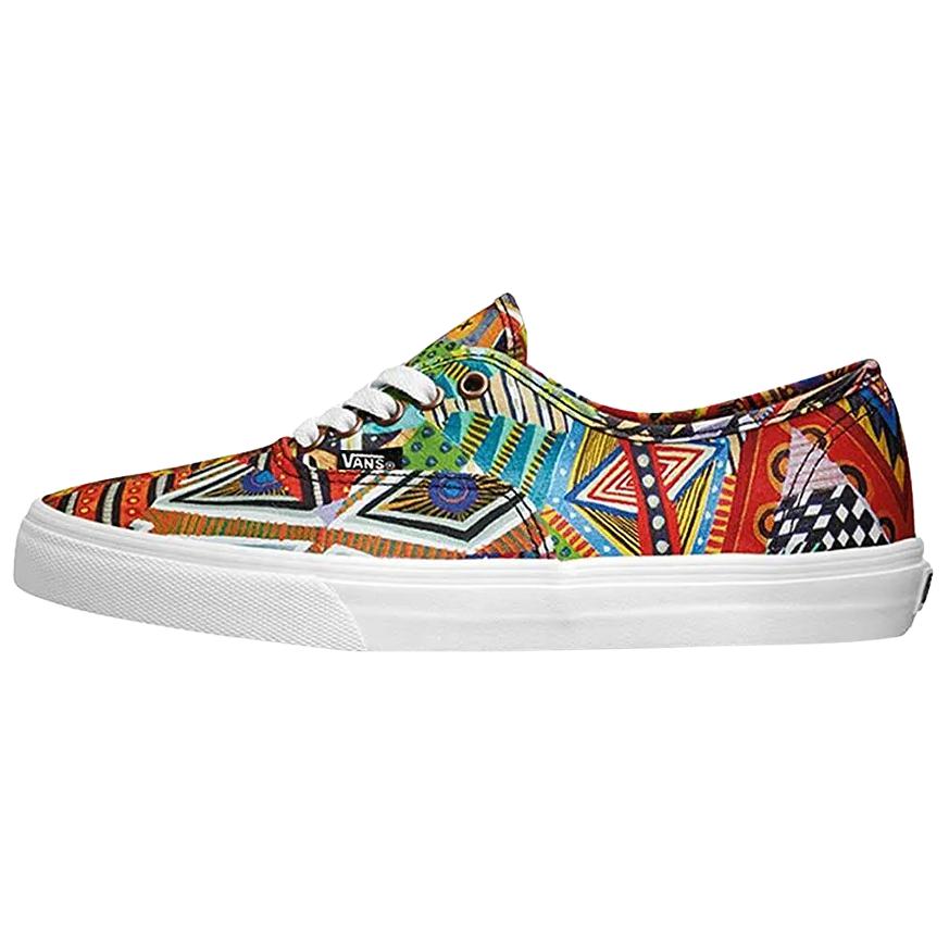 Zio Ziegler x Vans Authentic Skateboard Shoes Men's Red Blue