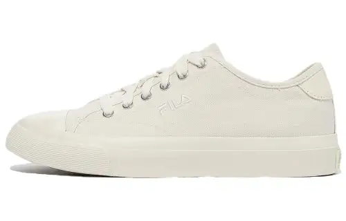 FILA Classic Kicks B V3 Fabric Comfortable Abrasion Resistant Abrasion Resistant Low top Skateboard Shoes Unisex Ecru