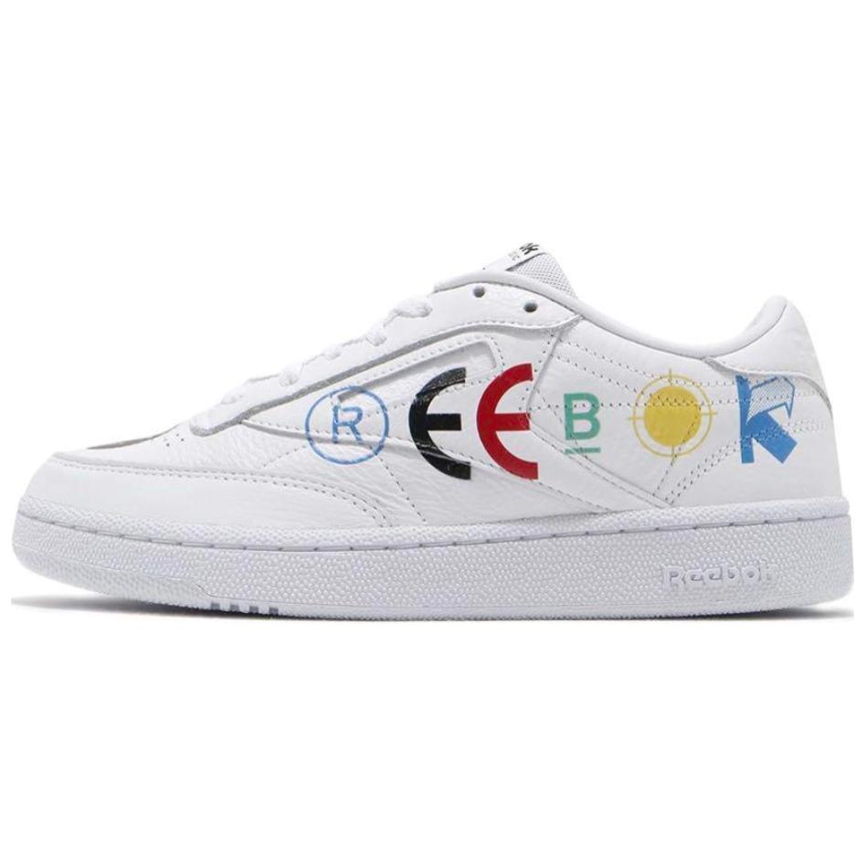Кеды Reebok Club C Classic X Black Eye Patch 85 (белые)