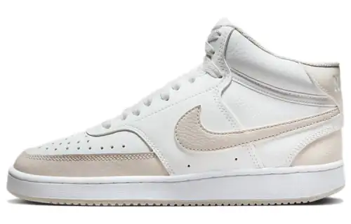 Nike Court Vision Mid White Tan Women's