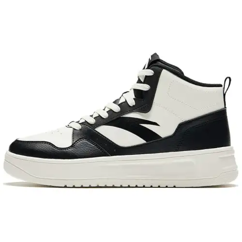 Anta Relaxed Slip Resistant, Abrasion Resistant, Lightweight, Breathable, Height Increasing High top Skateboard Shoes