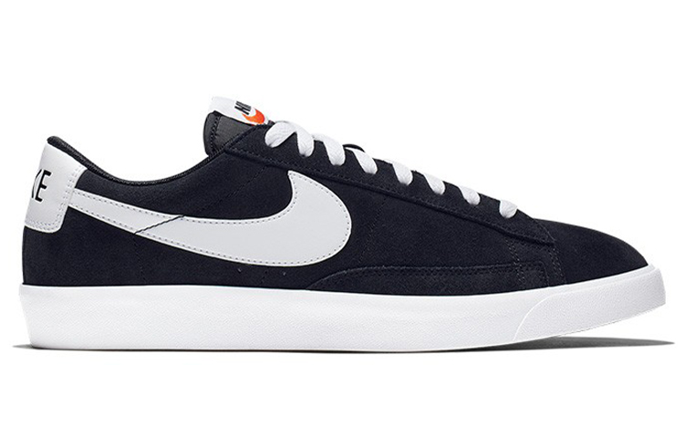 Кеды Nike Blazer PRM VNTG Suede (черный / белый) — Чёрный / белый — фото 2
