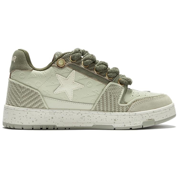 KAALIXTO x BEASTER Textile, Synthetic Leather Abrasion Resistant Low top Skateboard Shoes Unisex