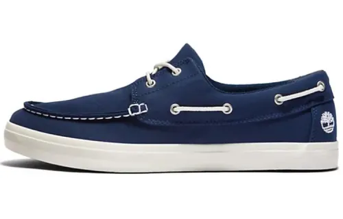 Timberland Canvas Slip Resistant Cushioning Low top Skateboard Shoes Men's Marine Blue