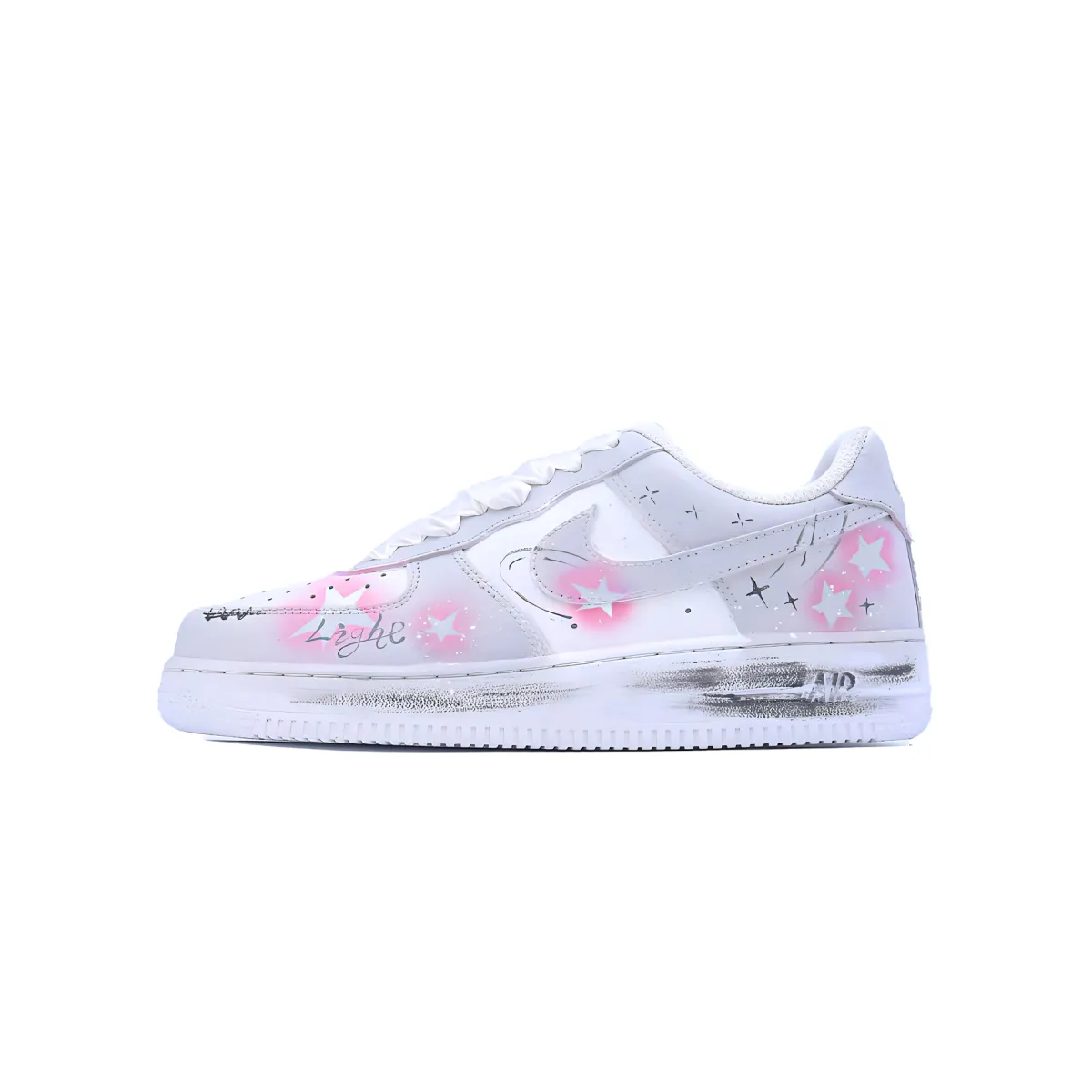 Nike Air Force 1 Singularity, Stars Shoes Abrasion Resistant Abrasion Resistant Low top Skateboard Shoes Unisex