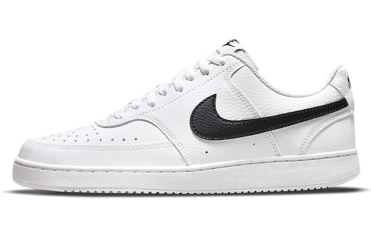 Nike Court Vision 1 LOW Next Nature Casual Breathable Low top Skateboard Shoes Women's White Black