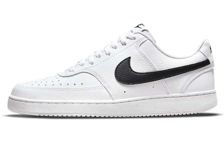 Nike Court Vision 1 LOW Next Nature Casual Breathable Low top Skateboard Shoes Women's White Black