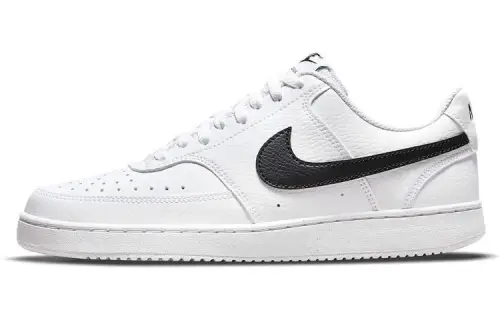 Nike Court Vision 1 LOW Next Nature Casual Breathable Low top Skateboard Shoes Women's White Black