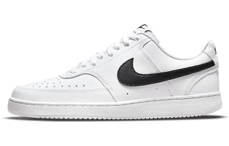 Nike Court Vision 1 LOW Next Nature Casual Breathable Low top Skateboard Shoes Women's White Black