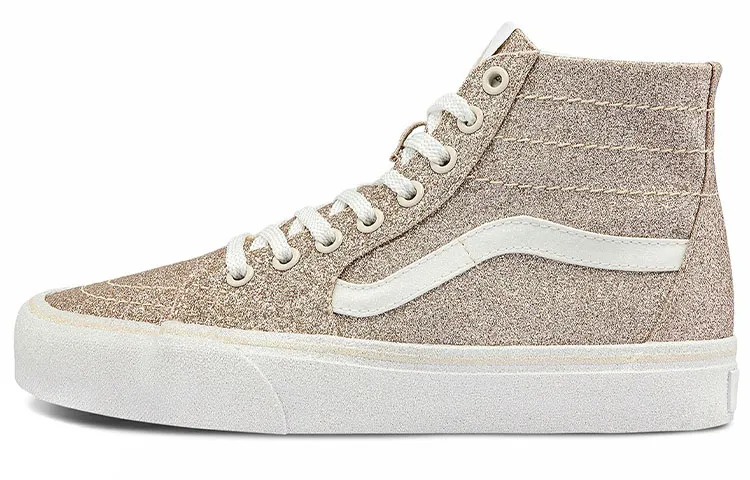 Sk8 Vans-Hi Tapered 'Glitter Macadamia' Women's