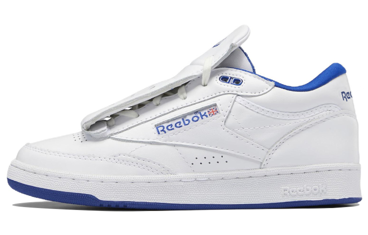 Mountain Research x Reebok Club C Series Mid 2 retro low-top sneakers for men and women, white and blue
