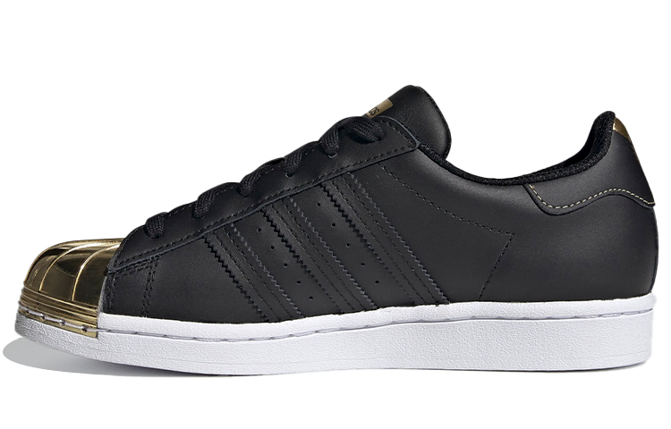 Женские кеды adidas originals Superstar Mt (черно-золотые) — фото 1