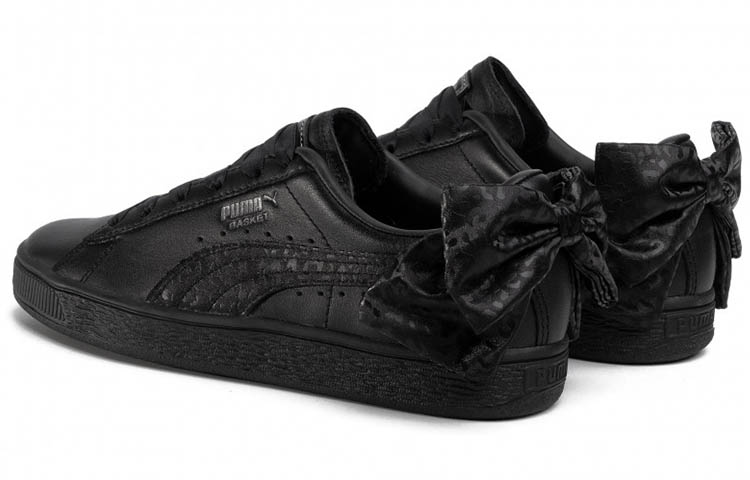 Женские кеды PUMA Basket Bow Animal (черные) — фото 4