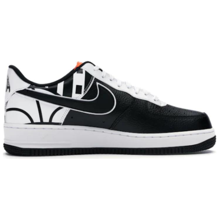 Кроссовки Nike Air Force 1 (черно-белые) — Чёрныйбелый — фото 2
