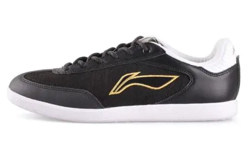 Li Ning Skateboard Shoes Men's Low Top Black/Gold