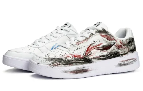 Li Ning Floating Boat Slip Resistant, Abrasion Resistant, Lightweight Low top Skateboard Shoes Unisex