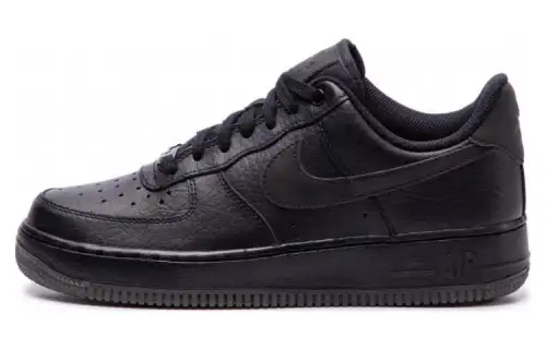 Nike Air Force 1 07 Essential Non slip Lightweight Low top Skateboard Shoes Unisex Black