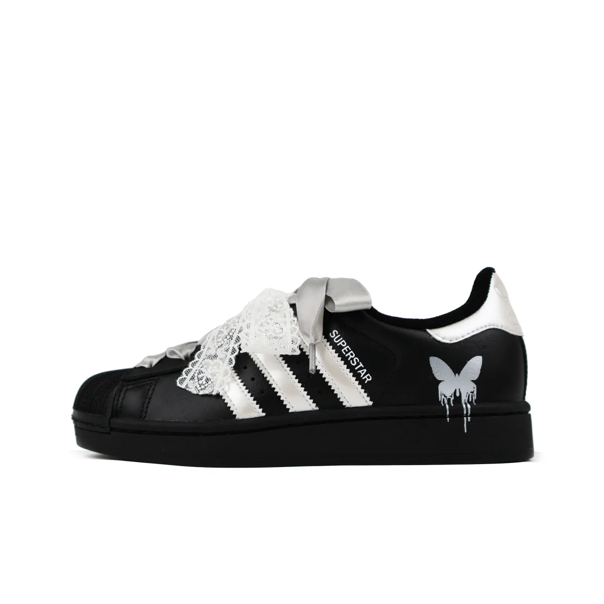 Adidas Originals SUPERSTAR Skateboard Shoes Unisex Low Top Black