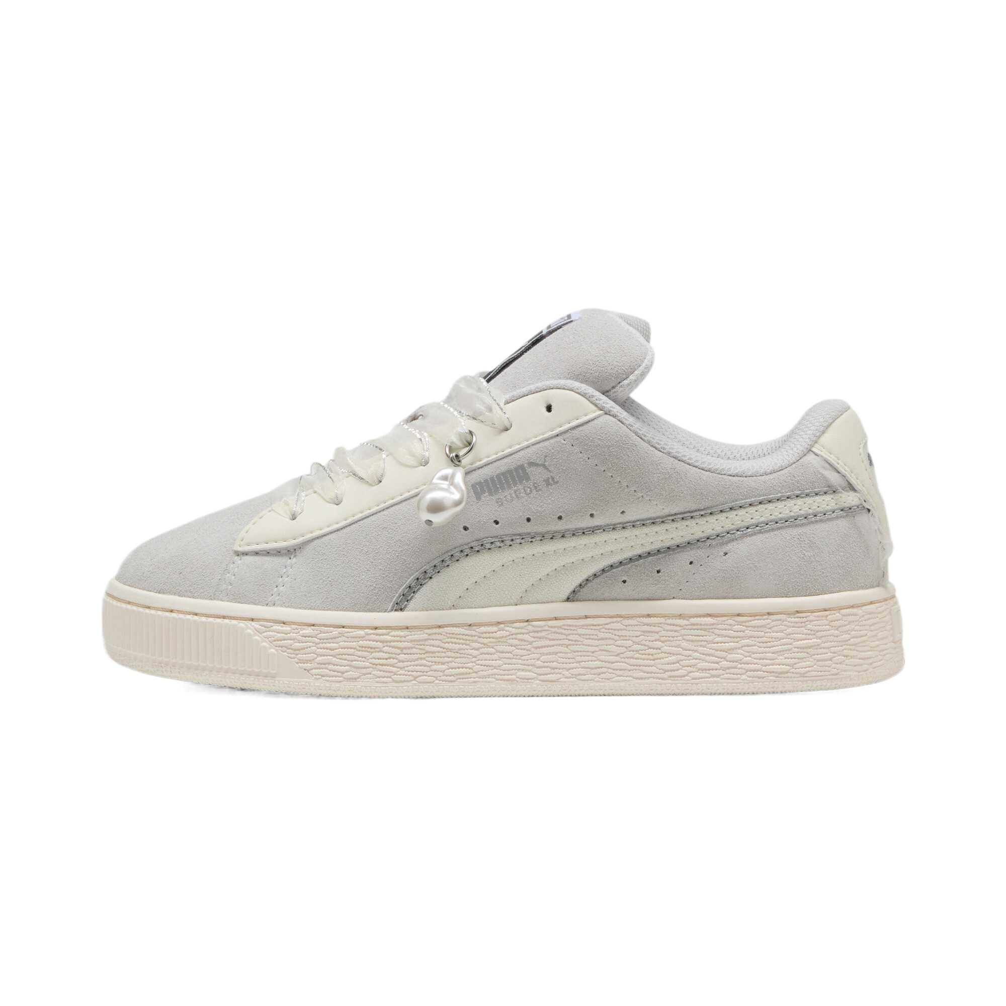 Женские кеды PUMA Suede XL (серые)