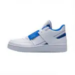 Li Ning Slip Resistant Cushioning Lightweight Mid top Skateboard Shoes Men's White
