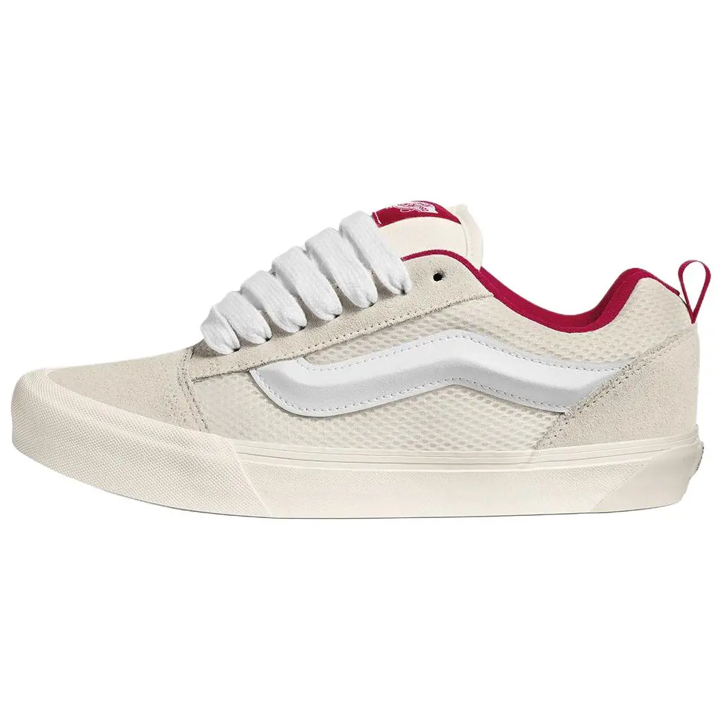Vans Knu Skool Slip Resistant Low top Skateboard Shoes Unisex Beige