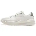 Li Ning Cloud Sky Slip Resistant, Abrasion Resistant, Breathable Low top Skateboard Shoes Women's White Silver