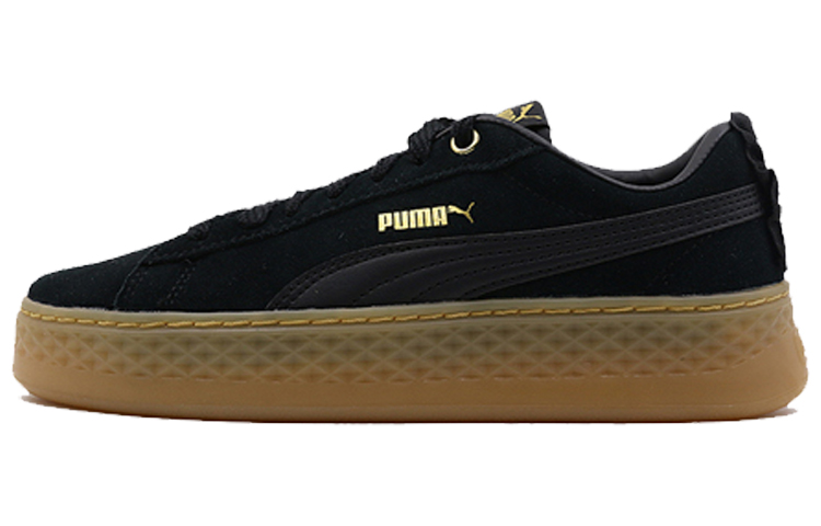 Женские кеды PUMA Suede Platform (черные)