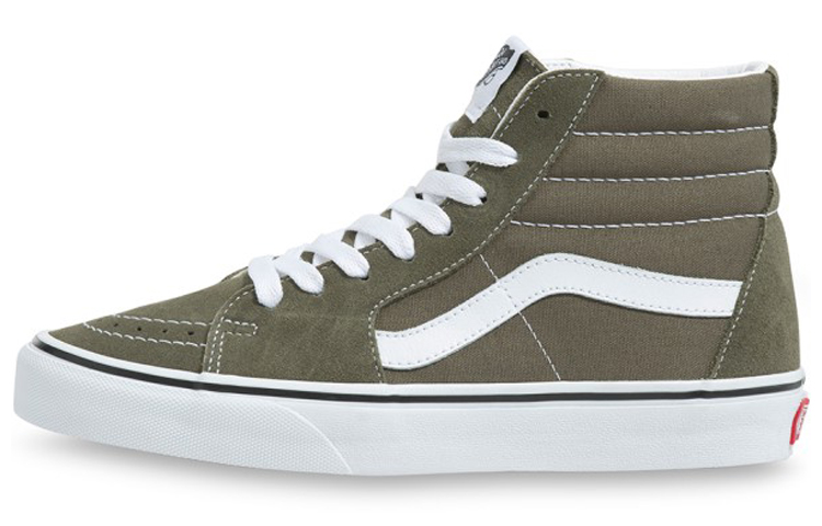 Vans SK8 high-top sneakers for men and women, olive green
