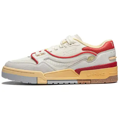 Li Ning 001 BTC Slip Resistant Cushioning Abrasion Resistant Lightweight Breathable Support Low top Skateboard Shoes
