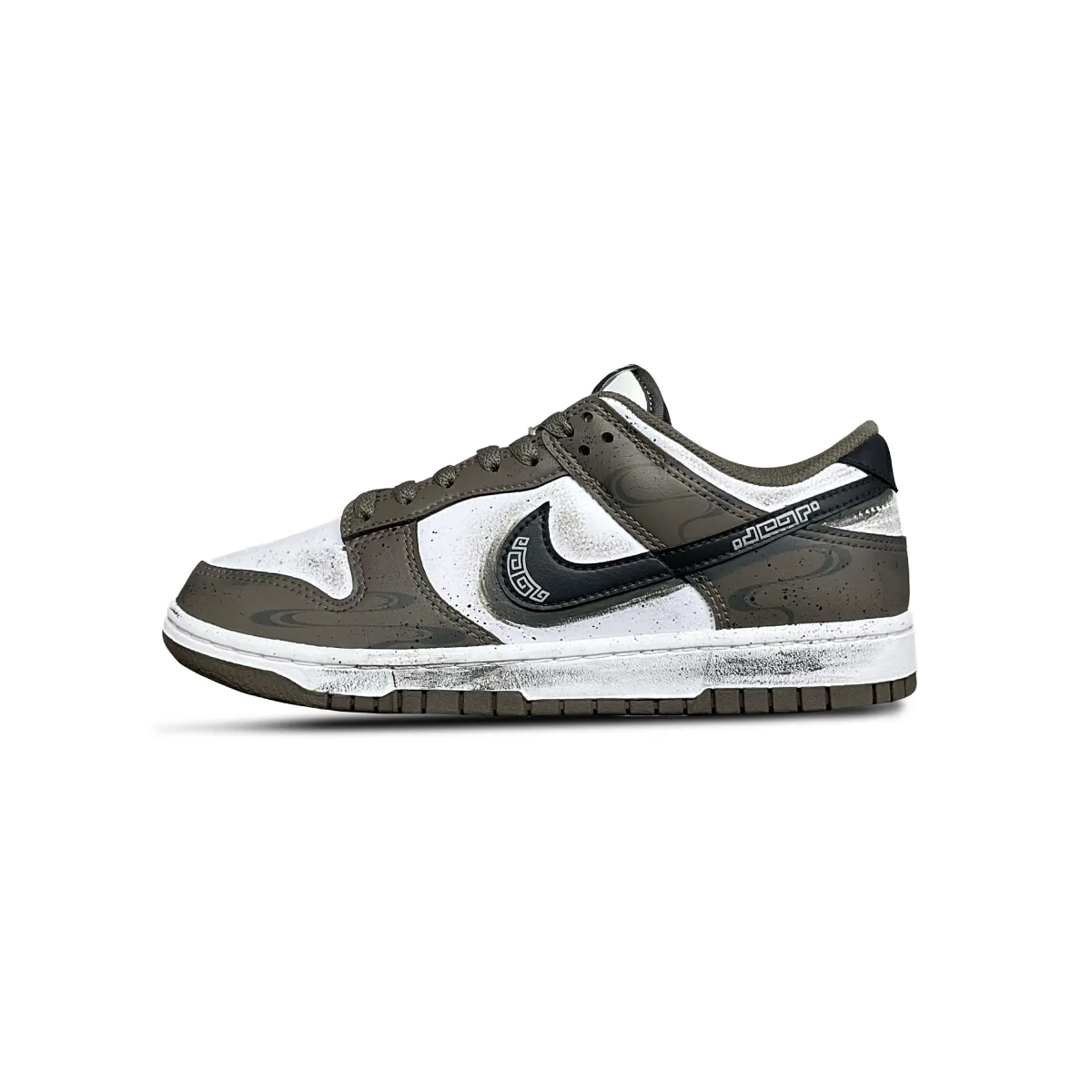 Nike Dunk Tower Rabbit Abrasion Resistant Slip Resistant Low top Skateboard Shoes Men's Brown