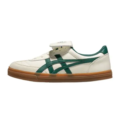 Asics Aaron Low top Skateboard Shoes Unisex Beige Green