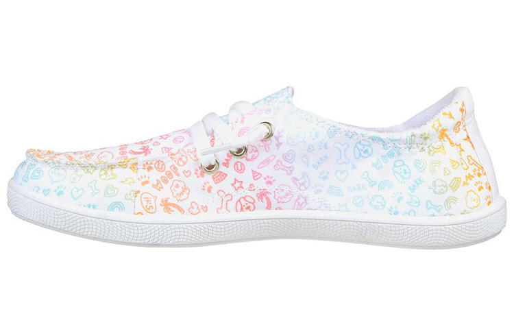 Skechers Bobs Skateboard Shoes Women's Low Top White/Multicolor