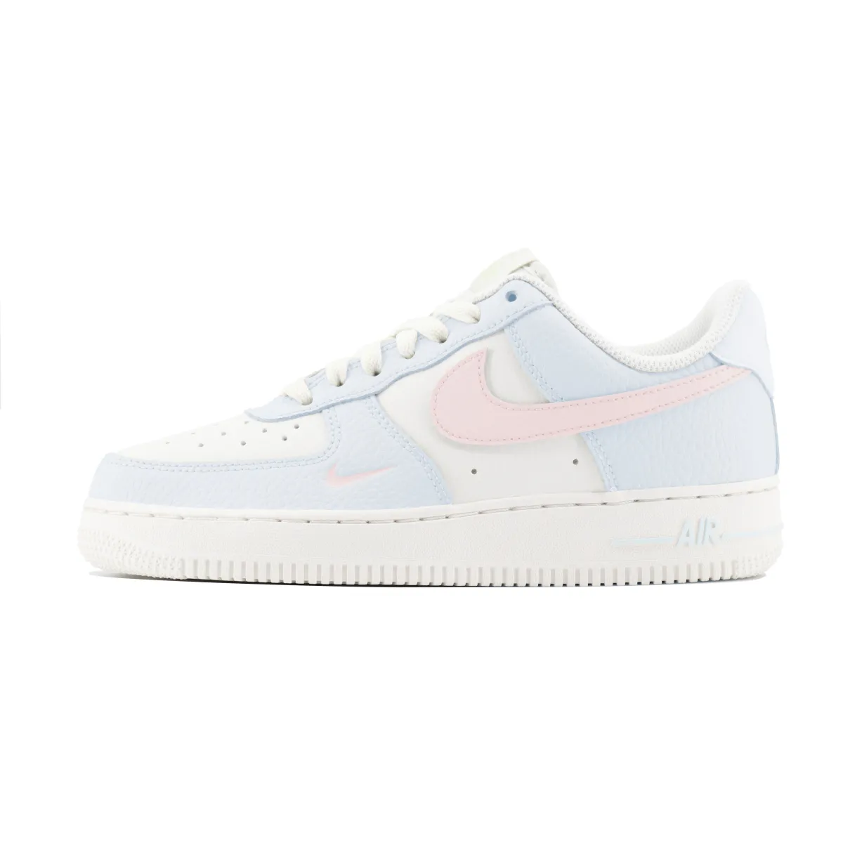 Nike Air Force 1 Concrete Boys Abrasion Resistant Abrasion Resistant Low top Skateboard Shoes Unisex Blue Pink