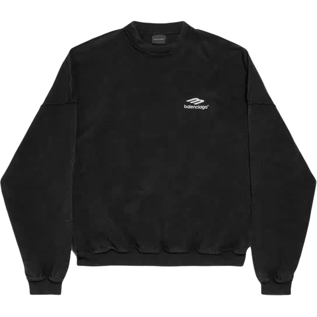 Мужское худи Balenciaga FW25 (черное)