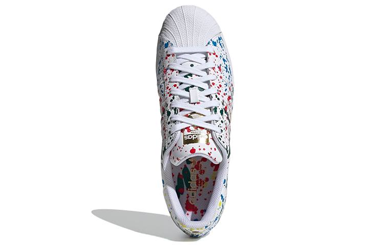 Кеды adidas Superstar (бело-синие) — фото 5