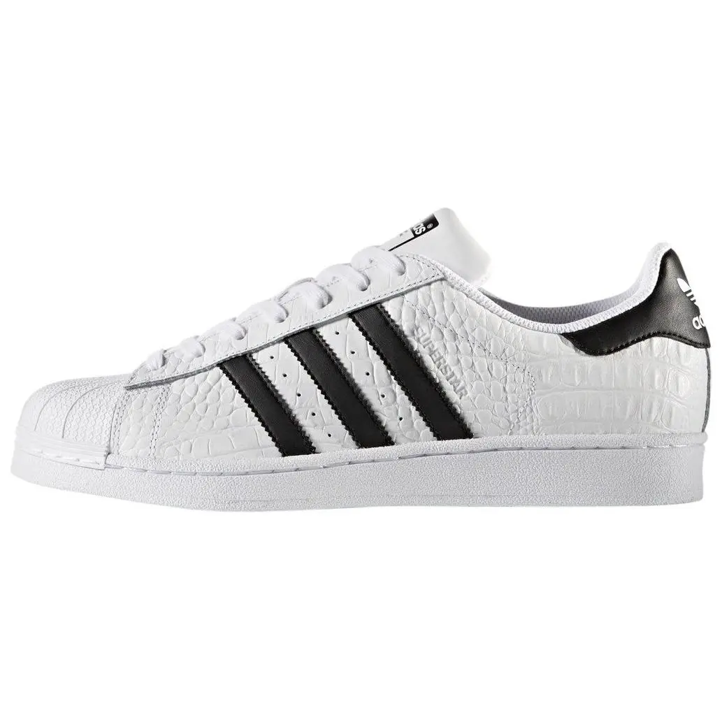Adidas Originals SUPERSTAR Low top Skateboard Shoes Unisex White Black