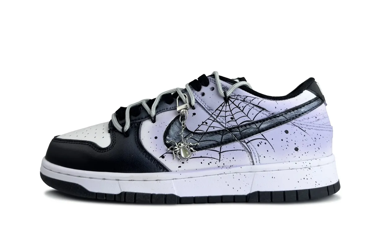 Nike Dunk Gothic Era Abrasion Resistant Low top Skateboard Shoes Unisex Black Purple
