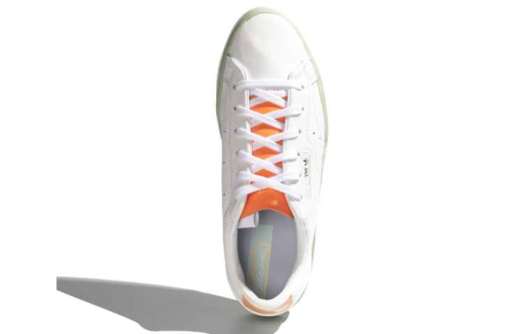 Женские кеды adidas originals Sleek (белые) — Белый — фото 4