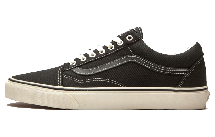 Кеды Vans Old Skool (черно-серые) — фото 1