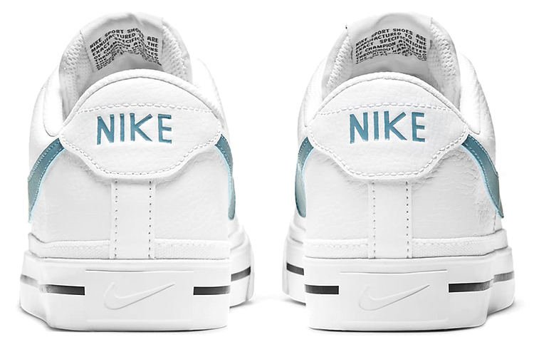 Мужские кеды Nike Court Legacy (бело-синие) — фото 5